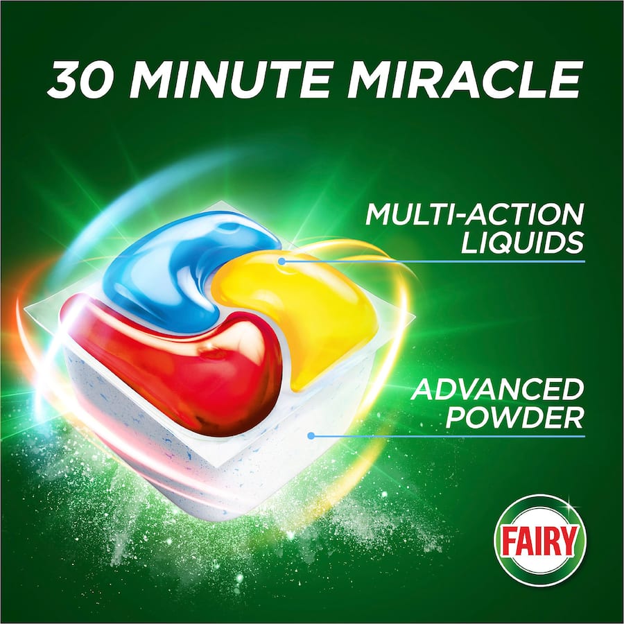 Fairy Platinum Plus Dishwasher Capsules Lemon 31pack