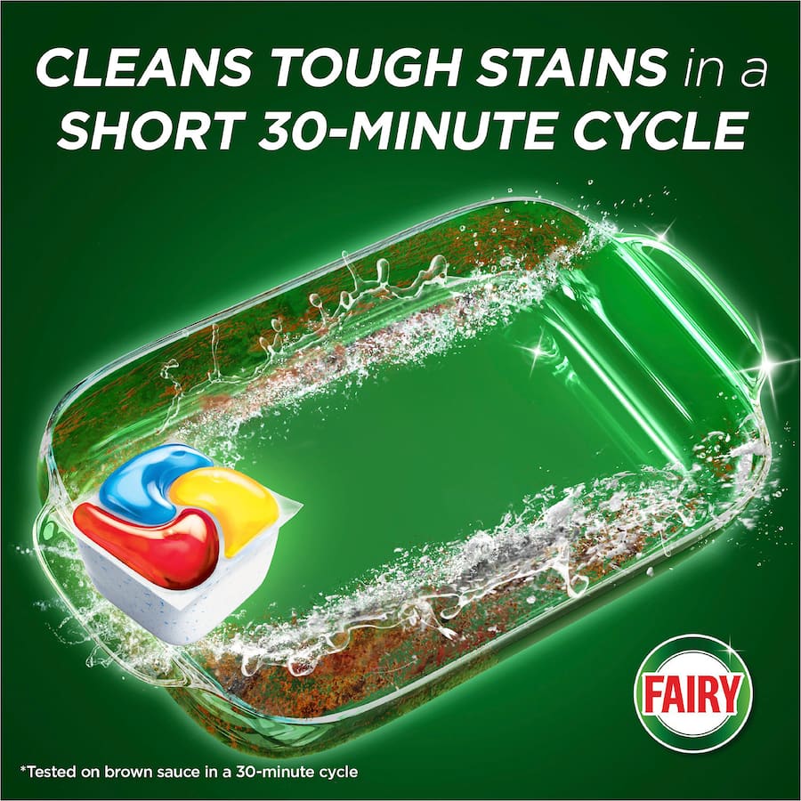 Fairy Platinum Plus Dishwasher Capsules Lemon 31pack