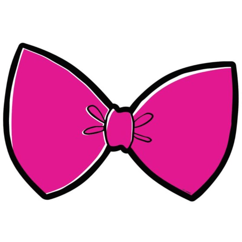 Vibrant set of 8 giant bows measuring 40cm x 26cm, perfect for adding fun to parties and celebrations.