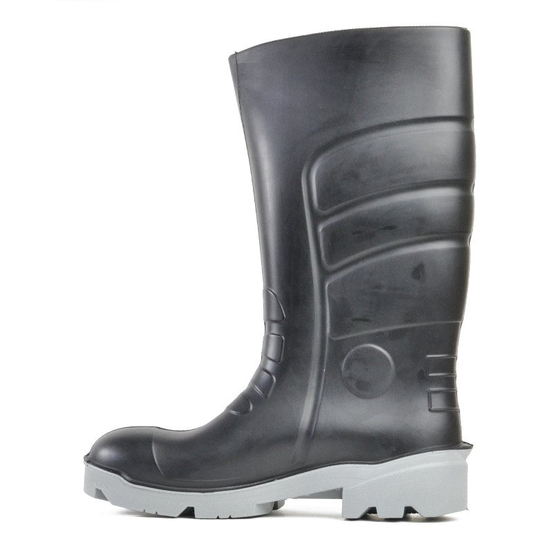 Gumboots - Bata Worklite Safety Toe Black (Size: 5)