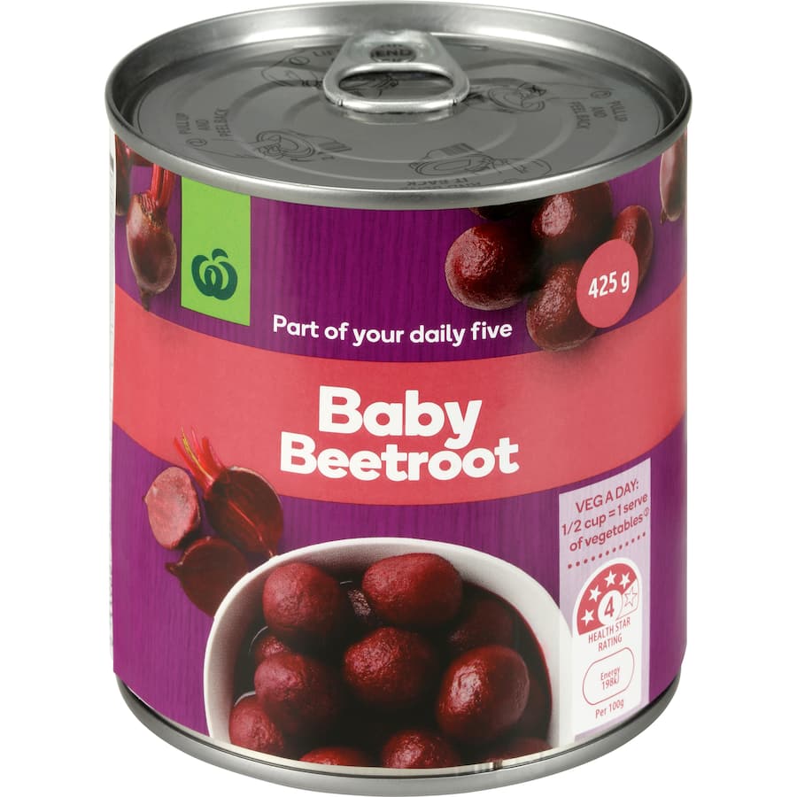 Woolworths Baby Beetroot Can 425g