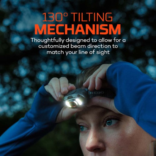 Rechargeable Headlamp - NEBO Mycro 900+
