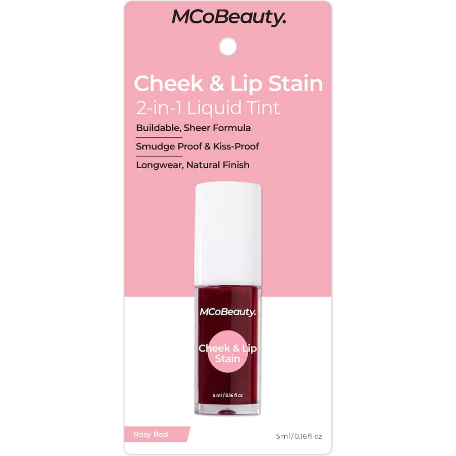 Mcobeauty Cheek & Lip Stain Rosy Red 5mL