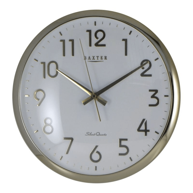 Baxter Darcy Wall Clock Arabic 32cm Gold