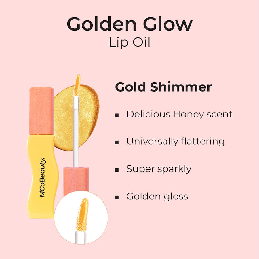 Mcobeauty Lip Oil Gold Shimmer 1ea