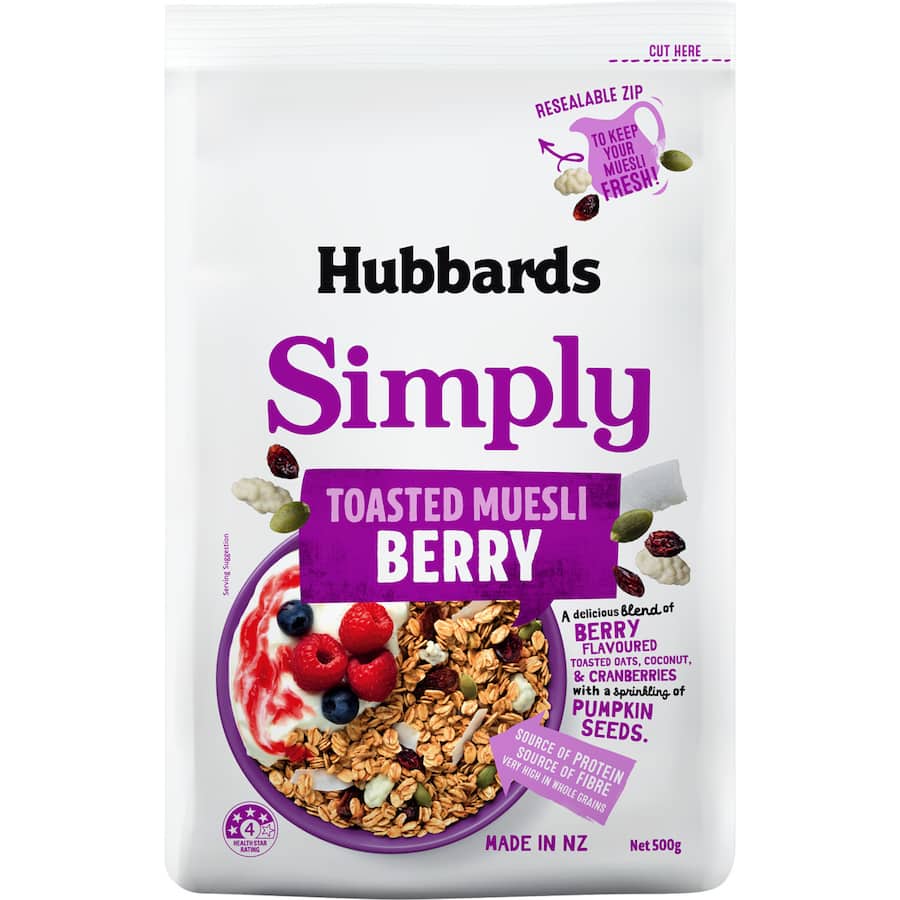 Hubbards Simply Muesli Berry 500g