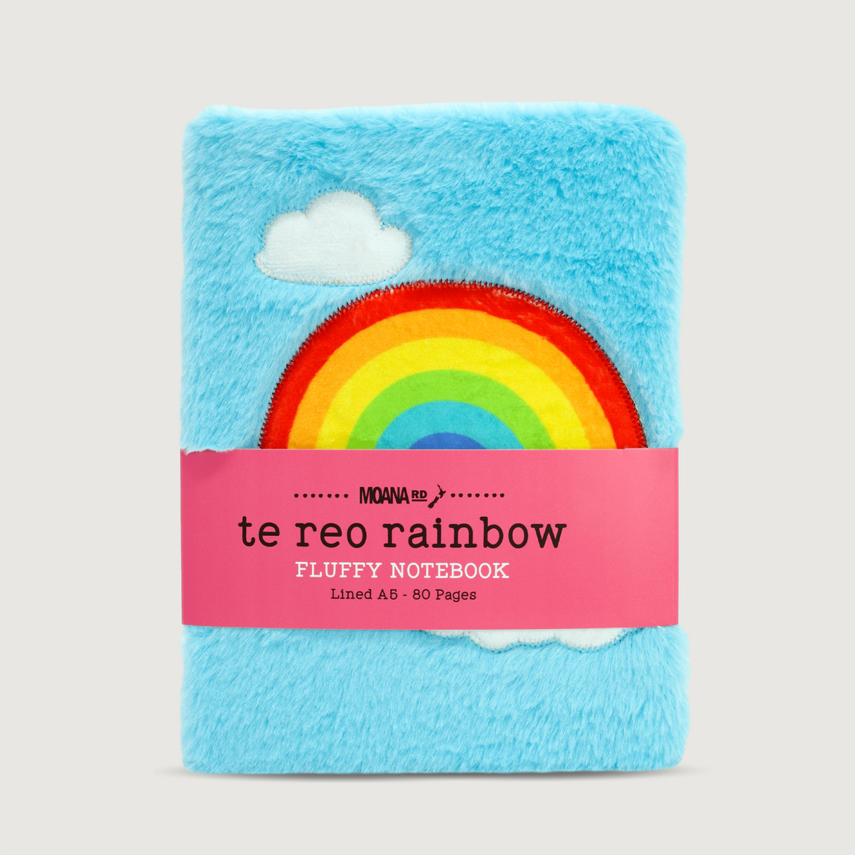 Moana Road - Fluffy Notebooks - Te Reo Maori Rainbow - 2 units