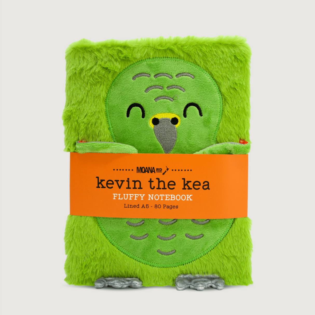 Moana Road - Fluffy Notebooks - Kevin the Kea - 2 units