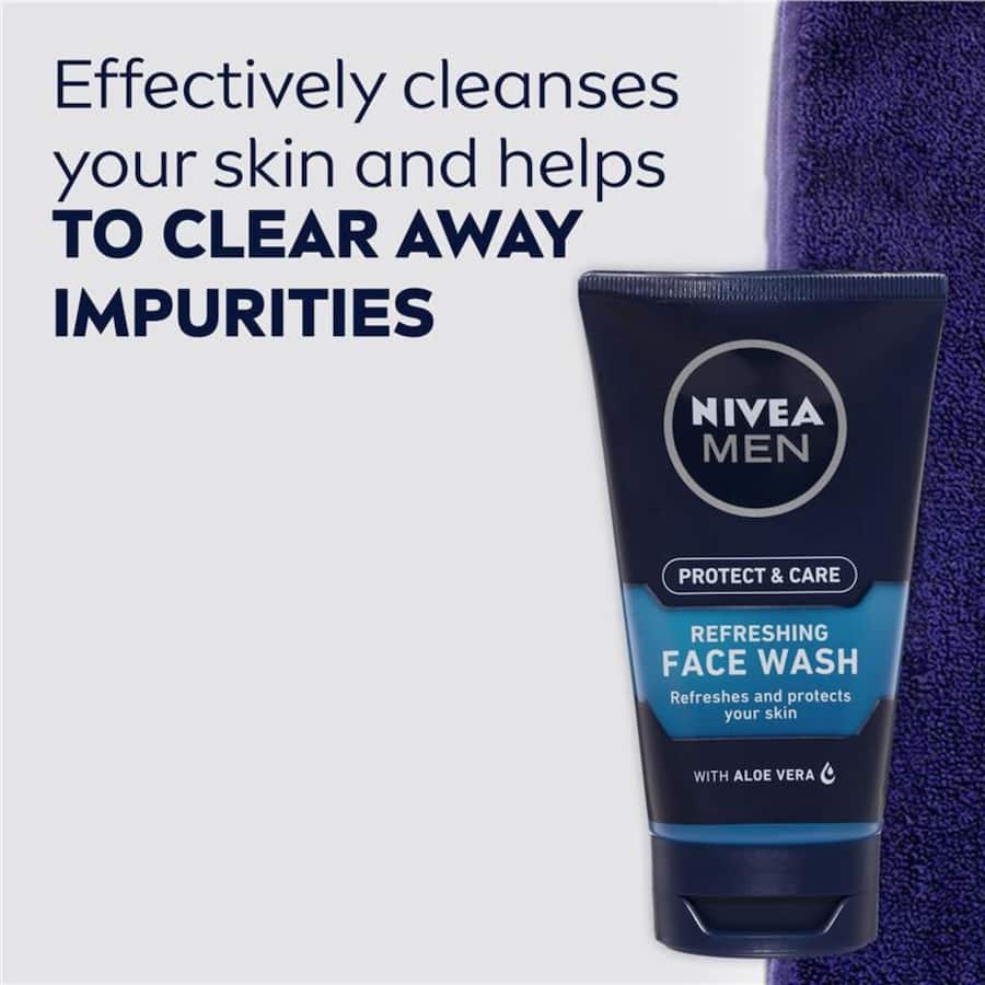 Nivea Men Facial Wash With Aloe Vera 100mL