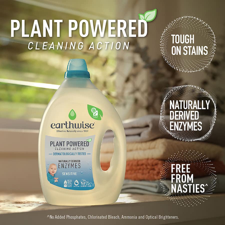 Earthwise Laundry Liquid Fragrance Free 2L