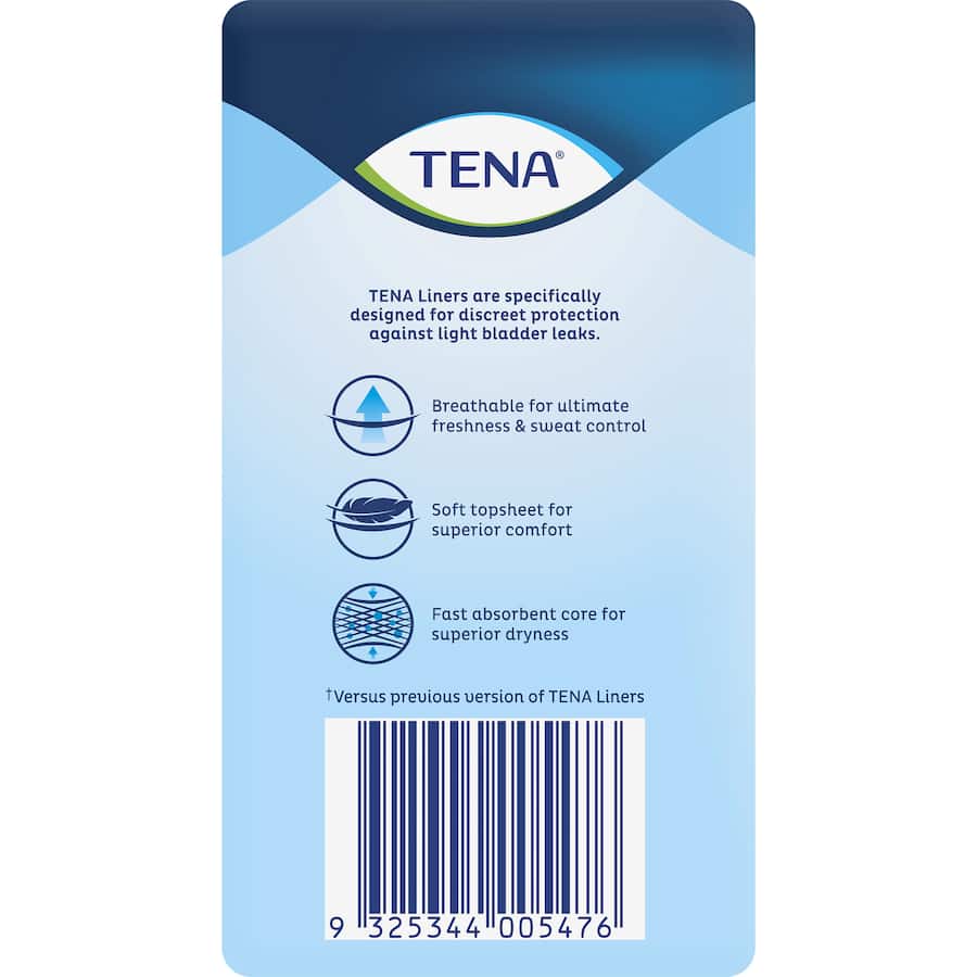 Tena Liners Standard Length 18pack