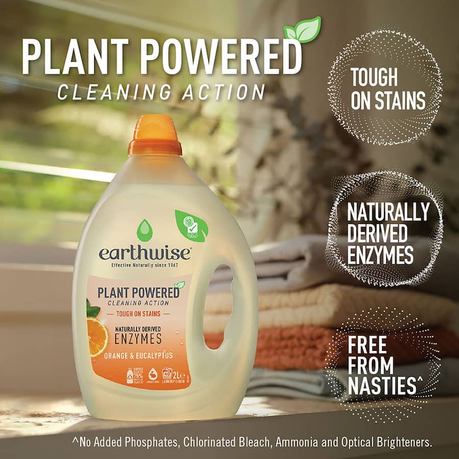 Earthwise Laundry Liquid Orange & Eucalyptus 2L