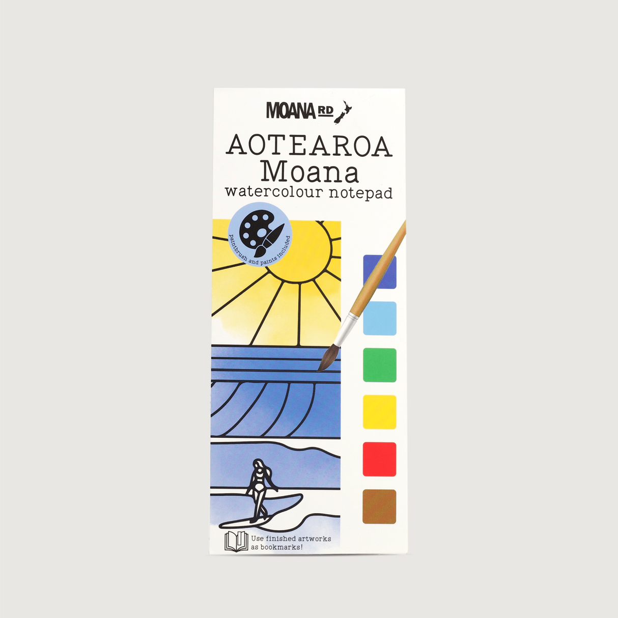 Moana Road - Watercolour Notebook - Aotearoa / Moana - Pack of 6