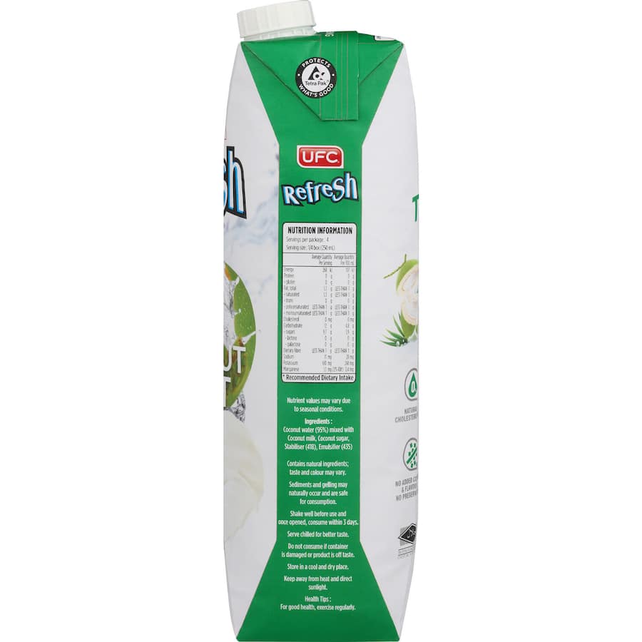 Ufc Refresh Water Coconut Twist 1L