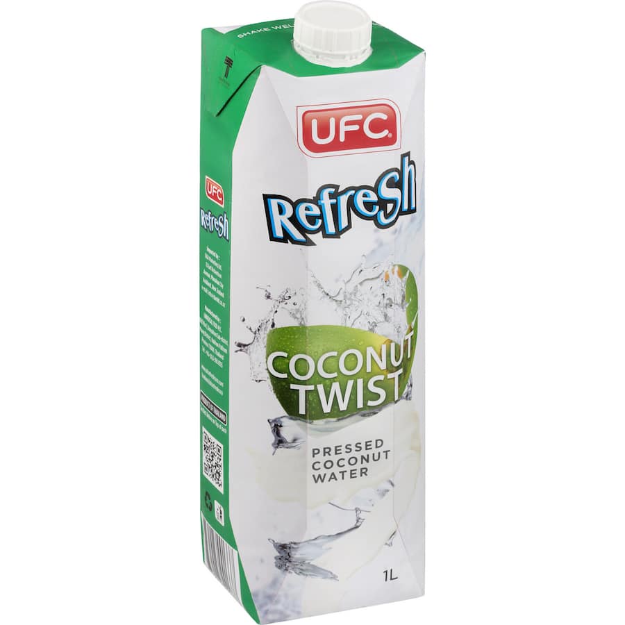 Ufc Refresh Water Coconut Twist 1L
