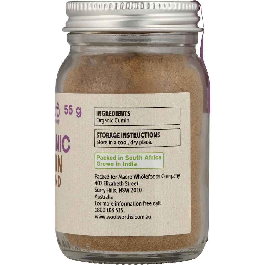 Macro Organic Cumin Ground 55g
