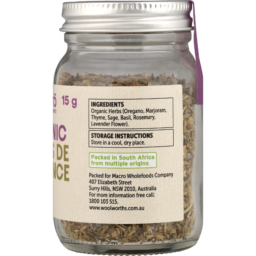 Macro Organic Herbs De Provence 15g