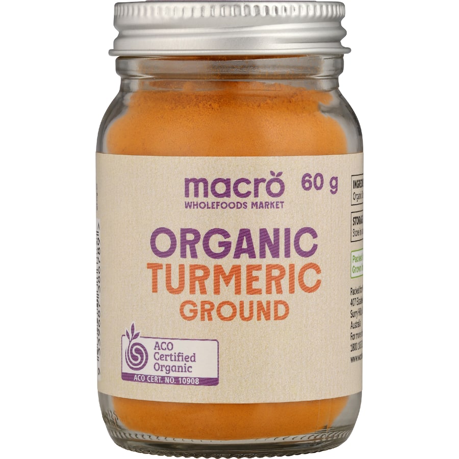 Macro Organic Turmeric Ground 60g
