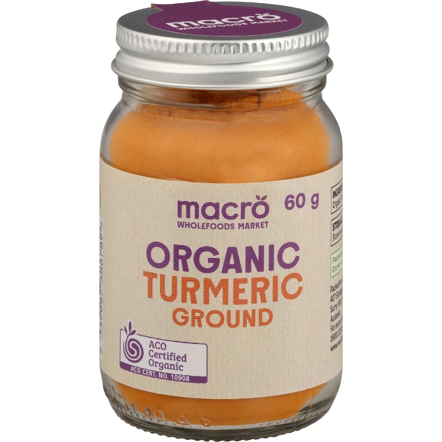 Macro Organic Turmeric Ground 60g