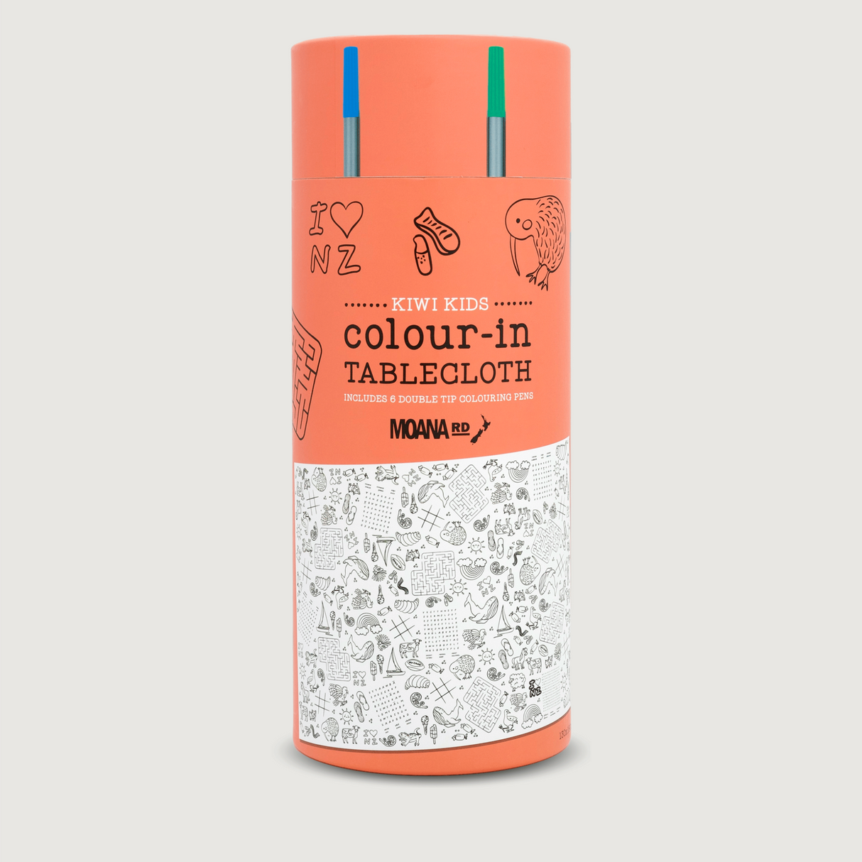 Moana Road - Colour-In Tablecloth - 2 units