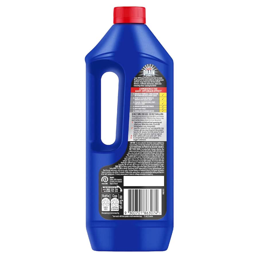 Easy Off Bam Drain Cleaner Pro Gel 1L