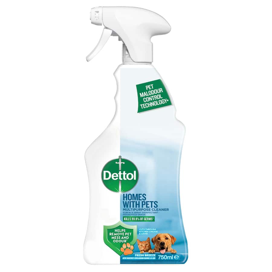 Dettol Multipurpose Cleaner Homes With Pets Trigger 750mL