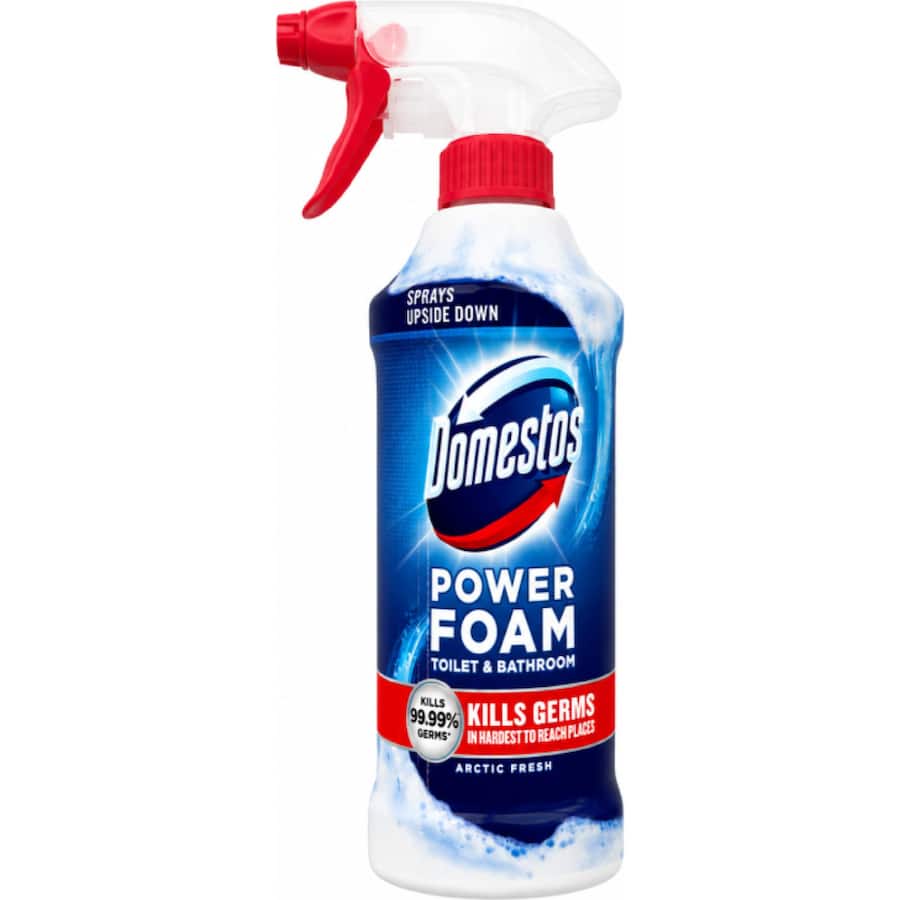 Domestos Power Foam Disinfectant Toilet & Bathroom Arctic Fresh 450mL