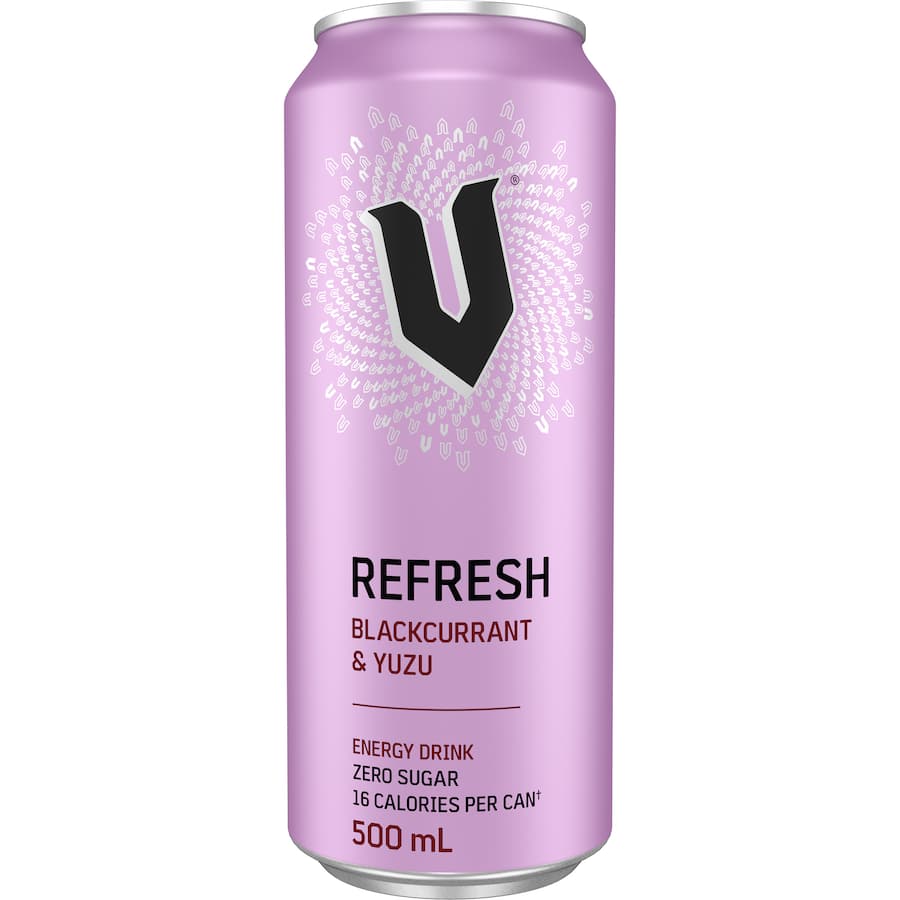 V Refresh Energy Drink Blackcurrant Yuzu 500mL