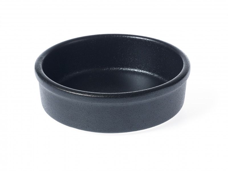 Tablekraft Black Tapas Dish 140X45mm - Set of 6