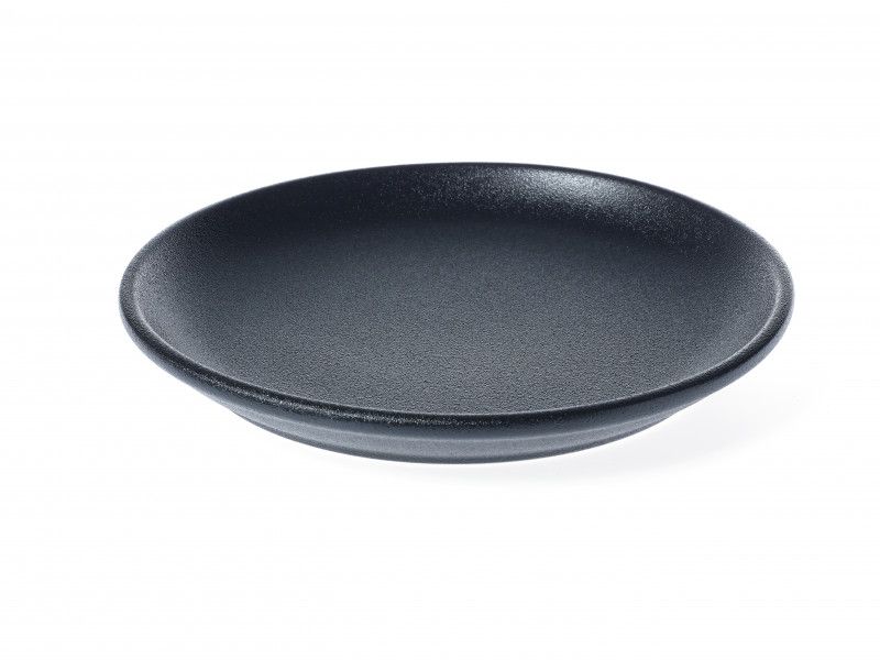 Tablekraft Black Coupe Plate 24cm - Set of 3