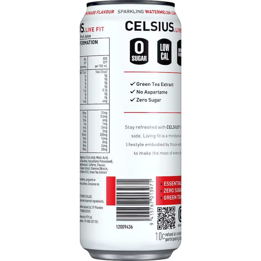 Celsius Energy Drink Watermelon Lemonade 330mL