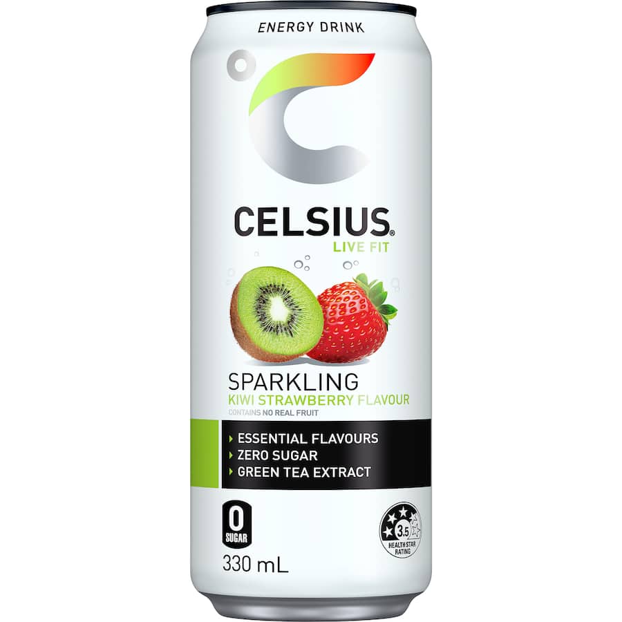 Celsius Energy Drink Kiwi Strawberry 330mL