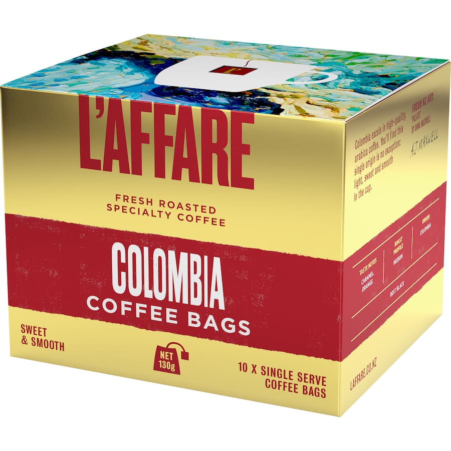 L'affare Colombia Coffee Bags  130g