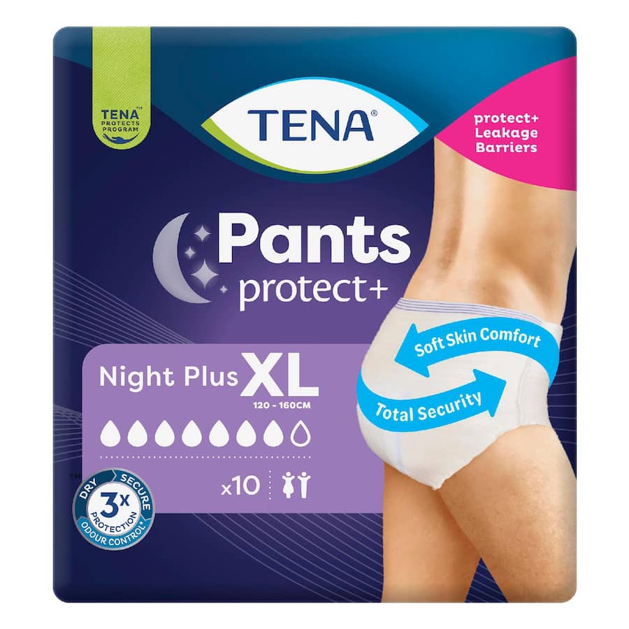 Tena Pants Plus Night Xl - 10pack