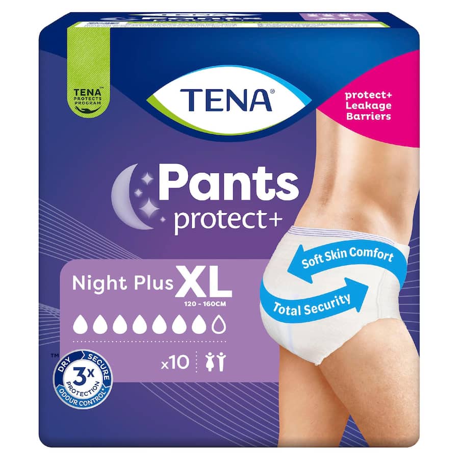 Tena Pants Plus Night Xl - 10pack