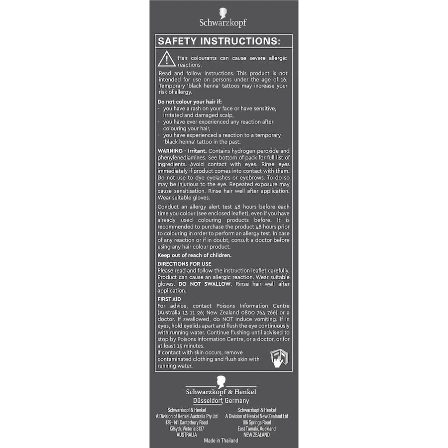 Schwarzkopf Brilliance Hair Colour Magical Mahogany 76 1pack