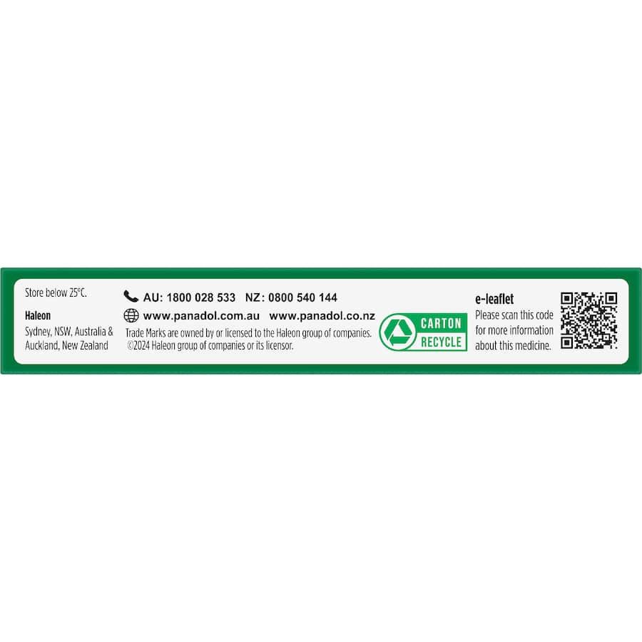 Panadol Mini Caps Paracetamol 16 pack 500mg