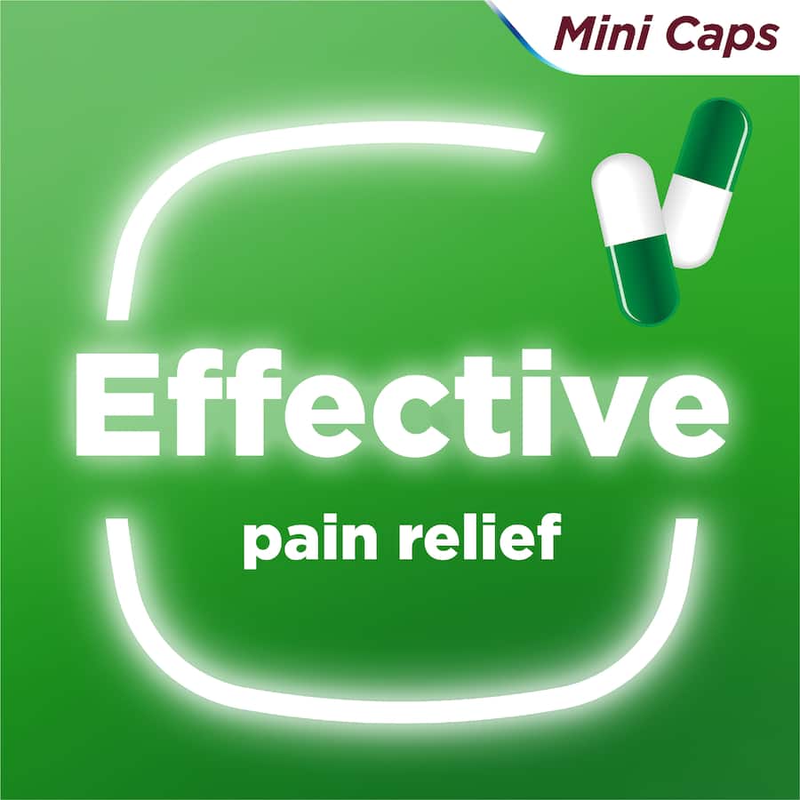 Panadol Mini Caps Paracetamol 16 pack 500mg