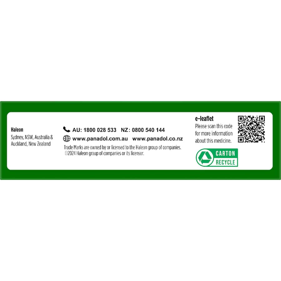Panadol Liquid Capsules With Paracetamol 16pack
