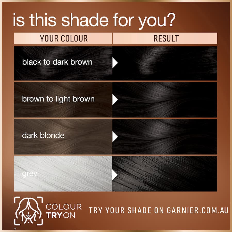Garnier Good Hair Colour Dark Chocolate Brown 3.0 217g