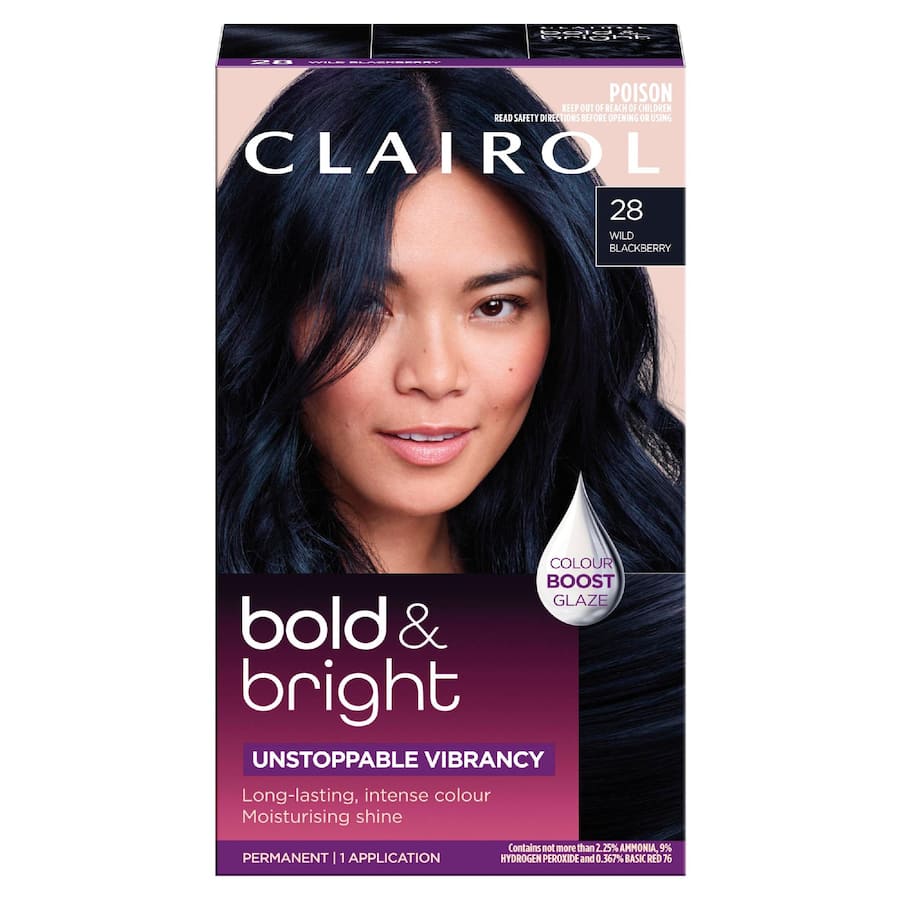 Clairol Bold & Bright Hair Colour Wild Blackberry 28 1pack