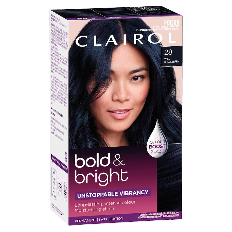 Clairol Bold & Bright Hair Colour Wild Blackberry 28 1pack