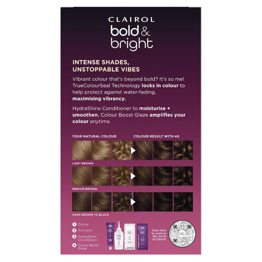 Clairol Bold & Bright Hair Colour Cafecito 40 1pack