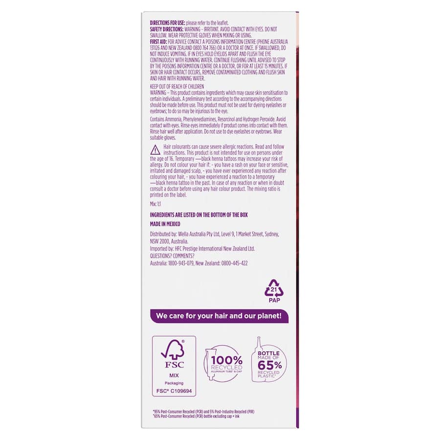 Clairol Bold & Bright Hair Colour Intense Cherry R6 1pack