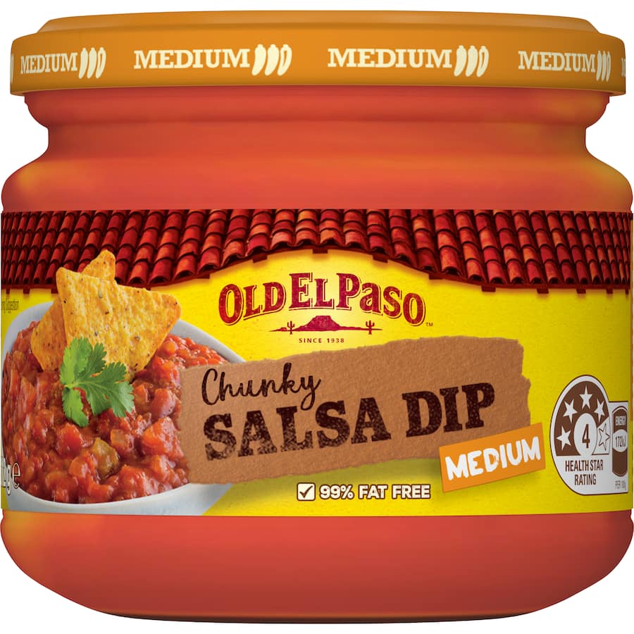 Old El Paso Dip Chunky Salsa Medium 312g