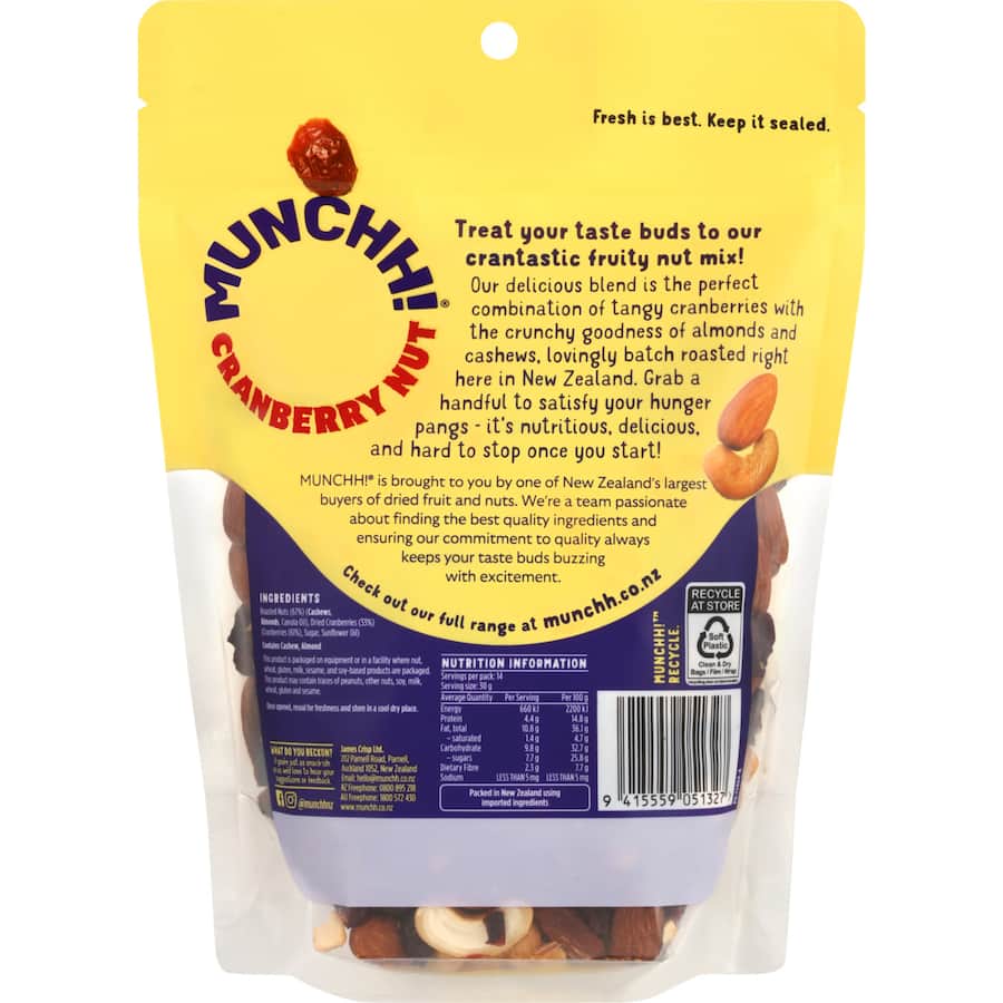 Munchh Nut Mix Cranberry 420g