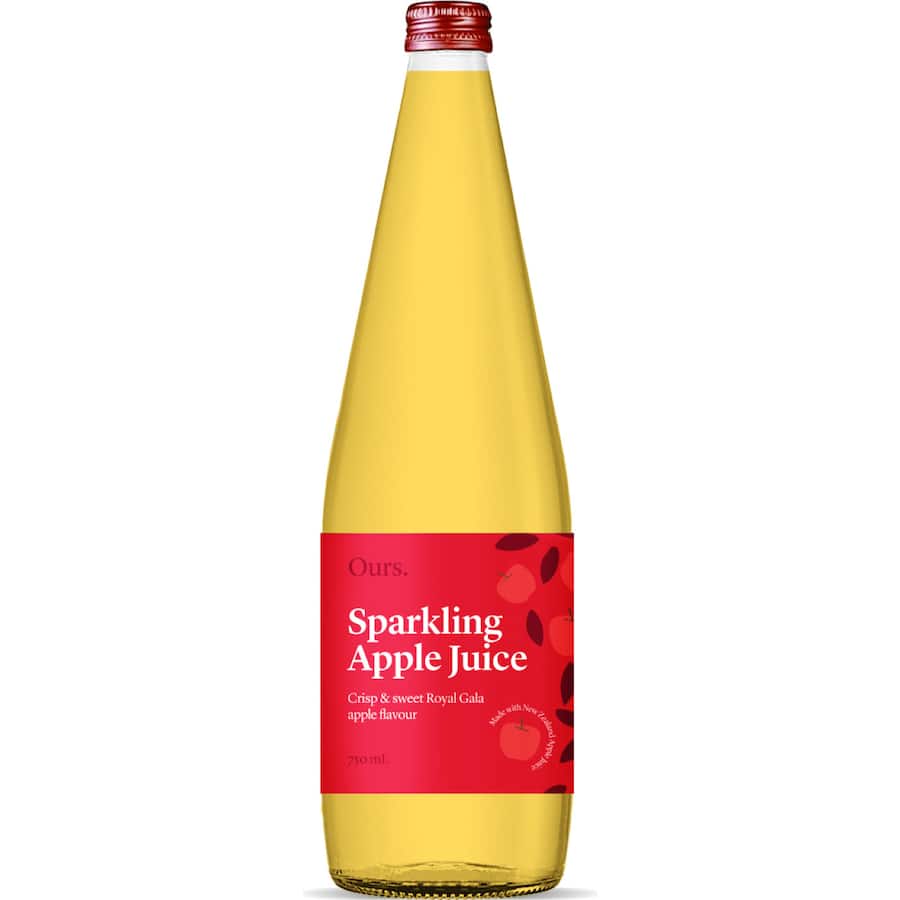 Ours. Sparkling Fruit Juice Royal Gala Apple 750mL
