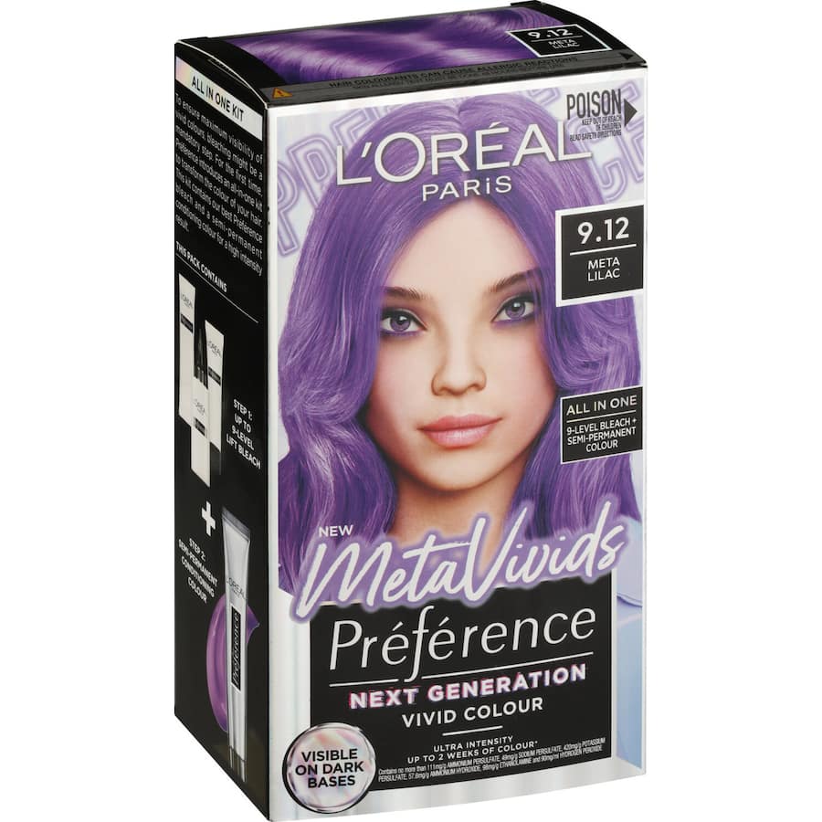 Loreal Metavivids Hair Colour Meta Lilac 9.120 - 1pack