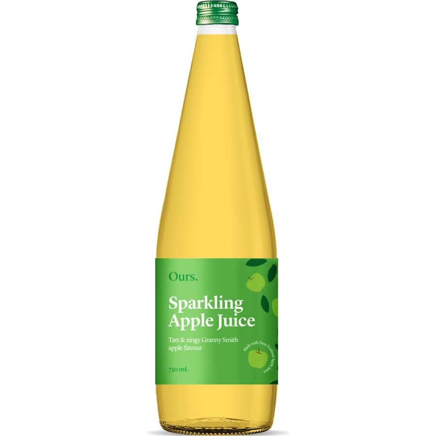 Ours. Sparkling Fruit Juice Granny Smith Apple 750mL