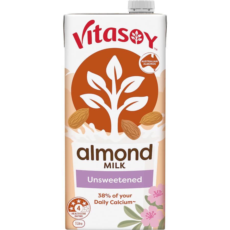 Vitasoy Almond Milk Unsweetened Carton 1L